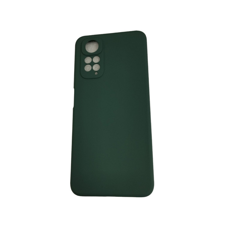 Xiaomi Redmi Note 11 4G / 11S 4G / Poco M4 Pro 4G szilikon tok, matt, velúr belső, sötétzöld, Silicone Case Xiaomi Redmi Note 11 4G / 11S 4G / Poco M4 Pro 4G szilikon tok, matt, velúr belső, sötétzöld, Silicone Case