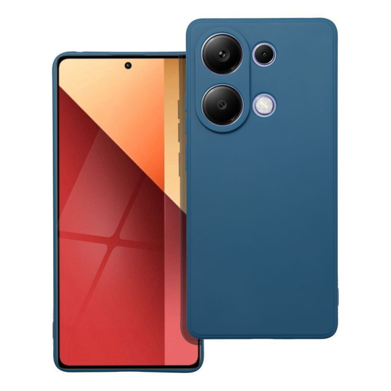 Xiaomi Redmi Note 13 4G szilikon tok, hátlap tok, kék, matt Xiaomi Redmi Note 13 4G szilikon tok, hátlap tok, kék, matt