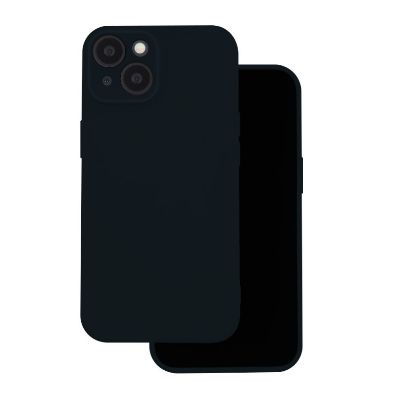 Xiaomi Redmi Note 14 4G szilikon tok, matt, velúr belső, fekete, Silicone Case Xiaomi Redmi Note 14 4G szilikon tok, matt, velúr belső, fekete, Silicone Case