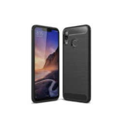 Huawei Nova 3 szilikon tok, fekete, Carbon fiber