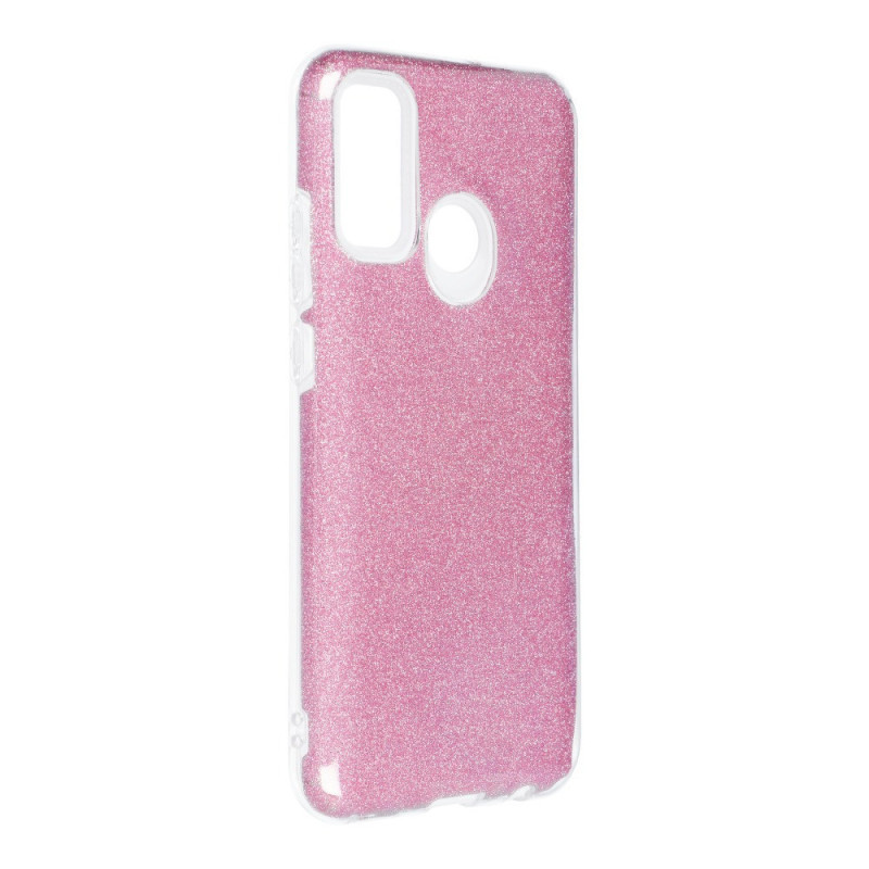 Huawei P Smart 2020 szilikon tok, csillámos, hátlap tok, pink, Shining Huawei P Smart 2020 szilikon tok, csillámos, hátlap tok, pink, Shining