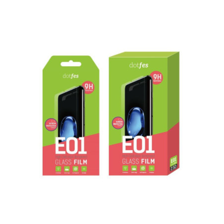 iPhone 6 Plus / 6S Plus (5,5") előlapi üvegfólia csomag (3db üvegfólia + felhelyezést segítő keret), Dotfes E01