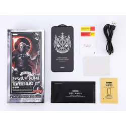 iPhone 7 Plus / 8 Plus (5,5") előlapi üvegfólia, 3D, fekete / matt, Remax GL-36