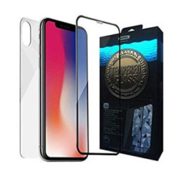 iPhone 7 Plus / 8 Plus (5,5") előlapi üvegfólia, 3D, fekete, Remax GL-04