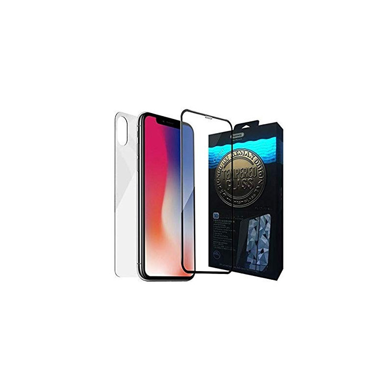 iPhone 7 Plus / 8 Plus (5,5") előlapi üvegfólia, 3D, fekete, Remax GL-04 iPhone 7 Plus / 8 Plus (5,5") előlapi üvegfólia, 3D, fekete, Remax GL-04