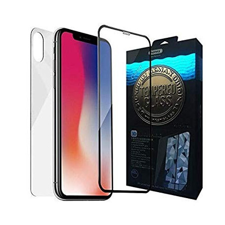 iPhone 7 Plus / 8 Plus (5,5") előlapi üvegfólia, 3D, fekete, Remax GL-04