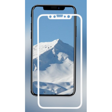 iPhone X / XS / 11 Pro (5,8") előlapi üvegfólia, 3D, fehér, ívelt, Joway BHM15