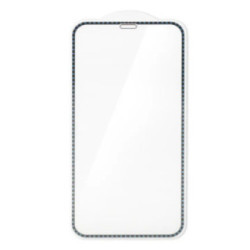 iPhone X / XS / 11 Pro (5.8") előlapi üvegfólia, 3D, fekete-kék, Diamond