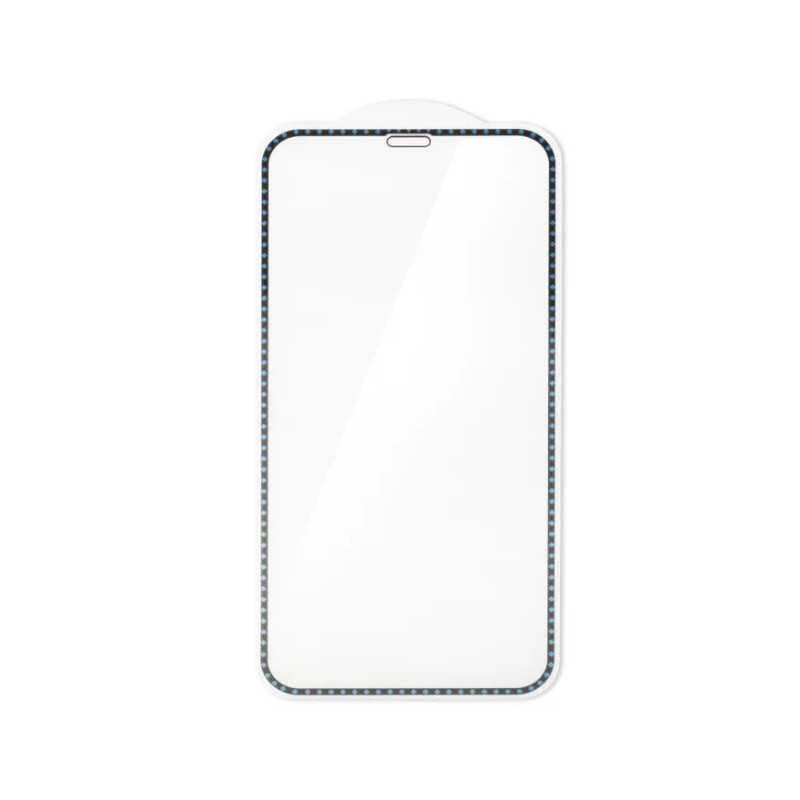 iPhone X / XS / 11 Pro (5.8") előlapi üvegfólia, 3D, fekete-kék, Diamond iPhone X / XS / 11 Pro (5.8") előlapi üvegfólia, 3D, fekete-kék, Diamond