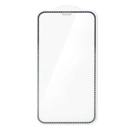 iPhone X / XS / 11 Pro (5.8") előlapi üvegfólia, 3D, fekete-kék, Diamond