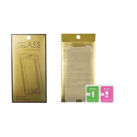 LG K3 K100 0,3mm előlapi üvegfólia (arany csomagolású)