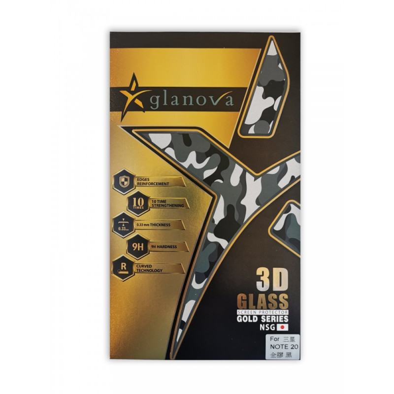 MDX Samsung N970 Galaxy Note 10 3D fekete előlapi üvegfólia MDX Samsung N970 Galaxy Note 10 3D fekete előlapi üvegfólia