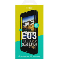 Samsung Galaxy S10 előlapi üvegfólia, 3D, fekete, kivágott, SM-G973, Dotfes E03