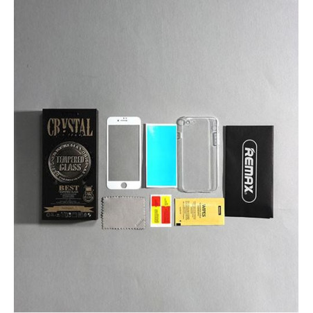 Samsung Galaxy S8 Plus előlapi üvegfólia, 3D PET, fehér, SM-G955, Remax GL-08