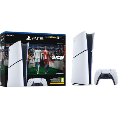 Új Bontatlan PlayStation 5 (Slim) Digital Edition - 825GB + EA Sports FC 26 2Év gari