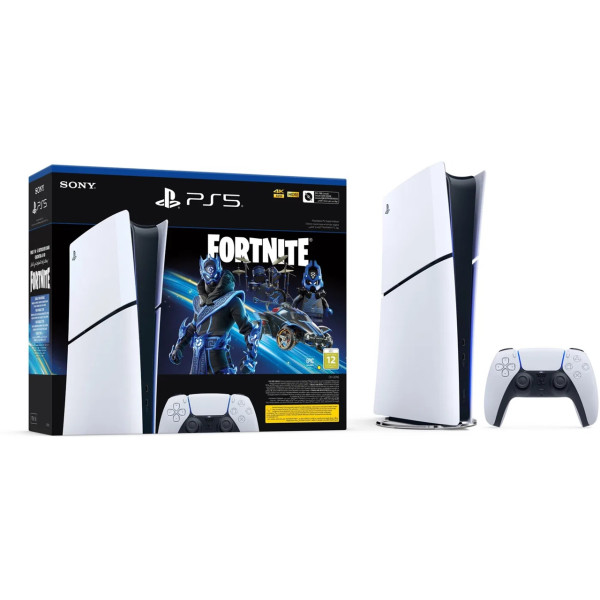 Új Bontatlan PlayStation 5 (Slim) Digital Edition - 825GB + Fortnite bundle 2Év gari