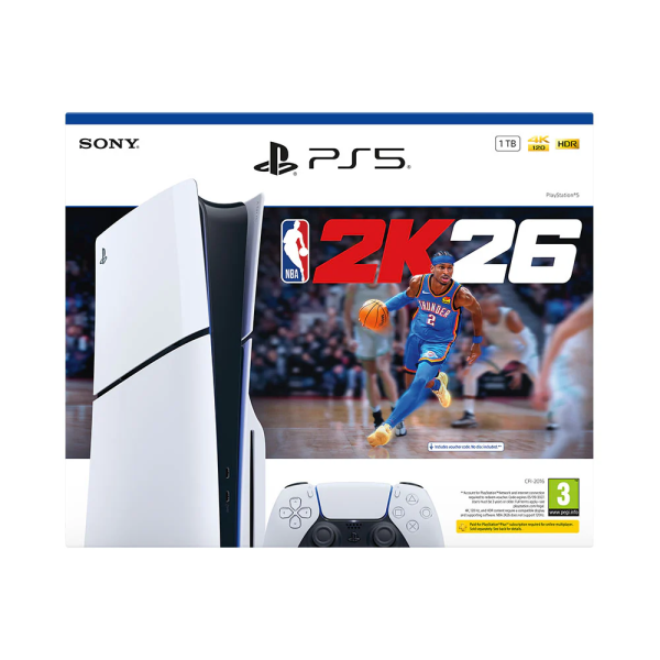 Új Bontatlan PlayStation 5 Konzol - 1Tb - NBA 2K26 Bundle 2Év gari (Lemezes változat)