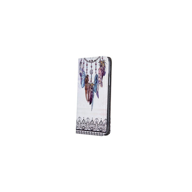 Huawei Y5P telefon tok, könyvtok, oldalra nyíló tok, mágnesesen záródó, "Boho 2" mintás, Smart Trendy Huawei Y5P telefon tok, könyvtok, oldalra nyíló tok, mágnesesen záródó, "Boho 2" mintás, Smart Trendy
