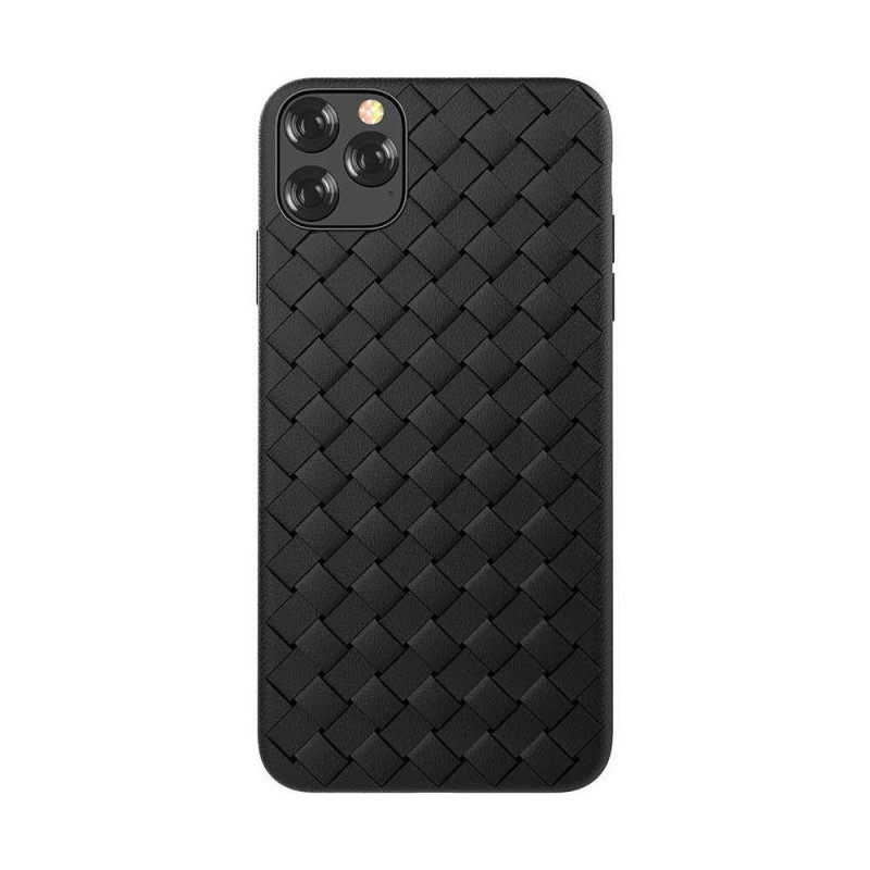 iPhone 11 Pro (5,8") hátlap tok, TPU tok, fekete, Devia Woven iPhone 11 Pro (5,8") hátlap tok, TPU tok, fekete, Devia Woven