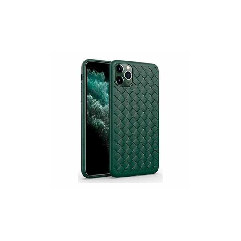iPhone 11 Pro (5,8") hátlap tok, TPU tok, zöld, Devia Woven iPhone 11 Pro (5,8") hátlap tok, TPU tok, zöld, Devia Woven