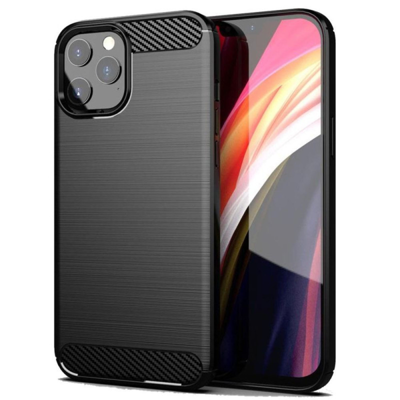 iPhone 11 Pro (5,8") szilikon tok, fekete, Carbon fiber iPhone 11 Pro (5,8") szilikon tok, fekete, Carbon fiber