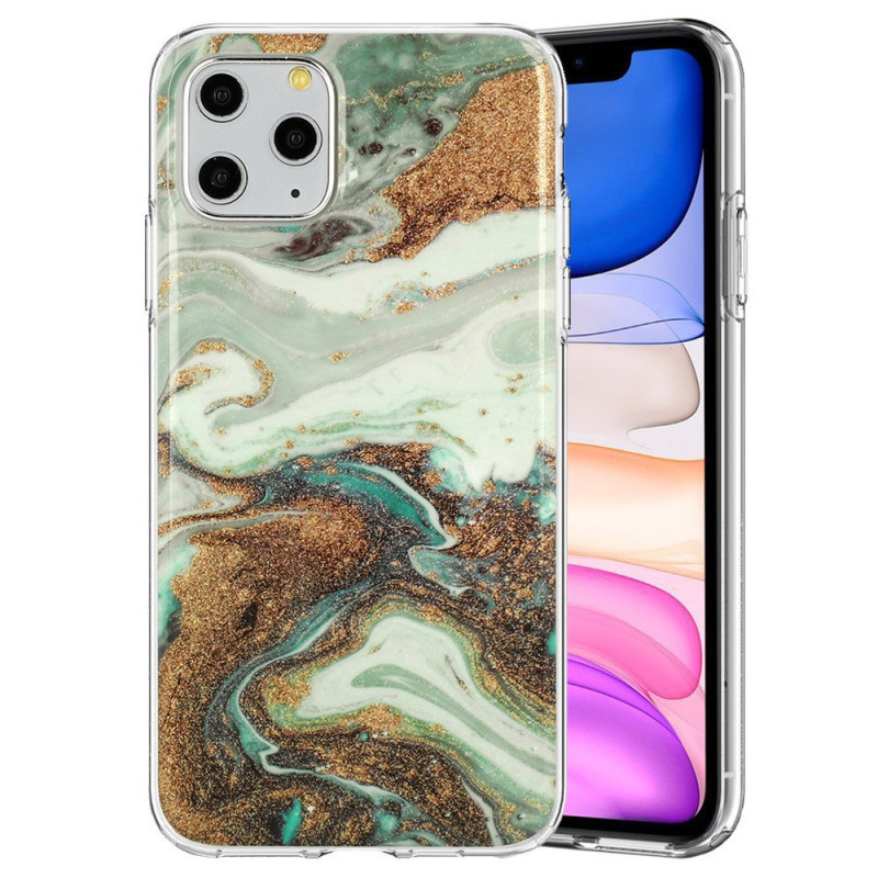 iPhone 11 Pro (5,8") szilikon tok, hátlap tok, TPU tok, márvány mintás, Marble Glitter Design 5 iPhone 11 Pro (5,8") szilikon tok, hátlap tok, TPU tok, márvány mintás, Marble Glitter Design 5