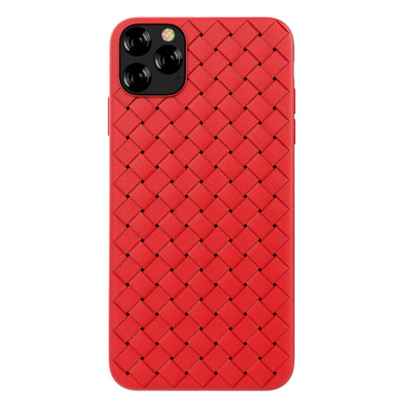 iPhone 11 Pro Max (6,5") hátlap tok, TPU tok, piros, Devia Woven iPhone 11 Pro Max (6,5") hátlap tok, TPU tok, piros, Devia Woven